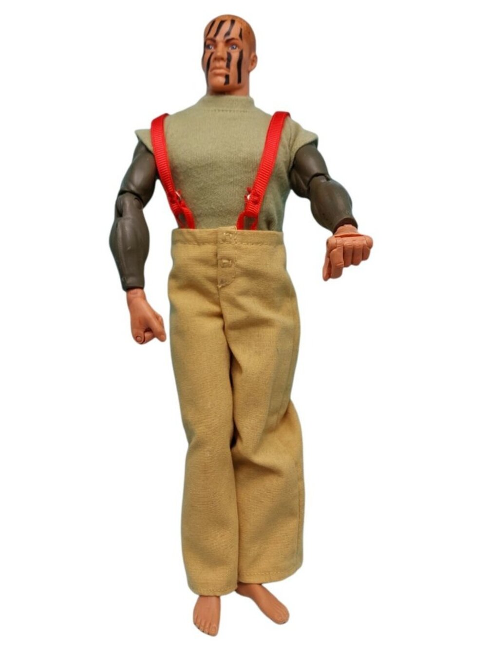 GI Joe Hasbro Pawtucket stripes on face Blue Eyes Action Figure 1996 outfit